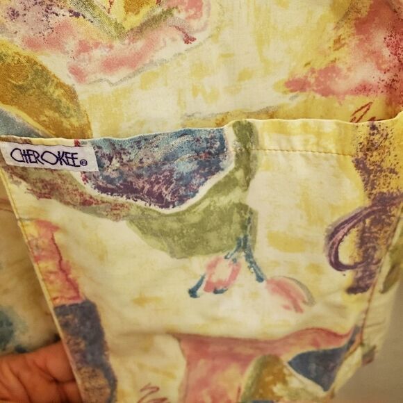 Cherokee snap up scrub smock size M - Picture 4 of 7